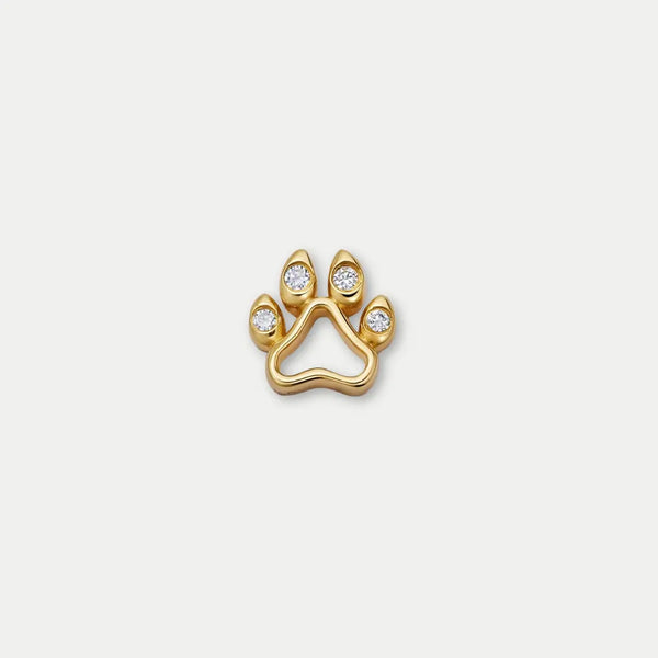 Dog Paw Print Charm