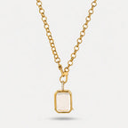 Emerald Crystal Locket Necklace