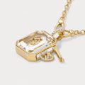 Emerald Crystal Locket Necklace