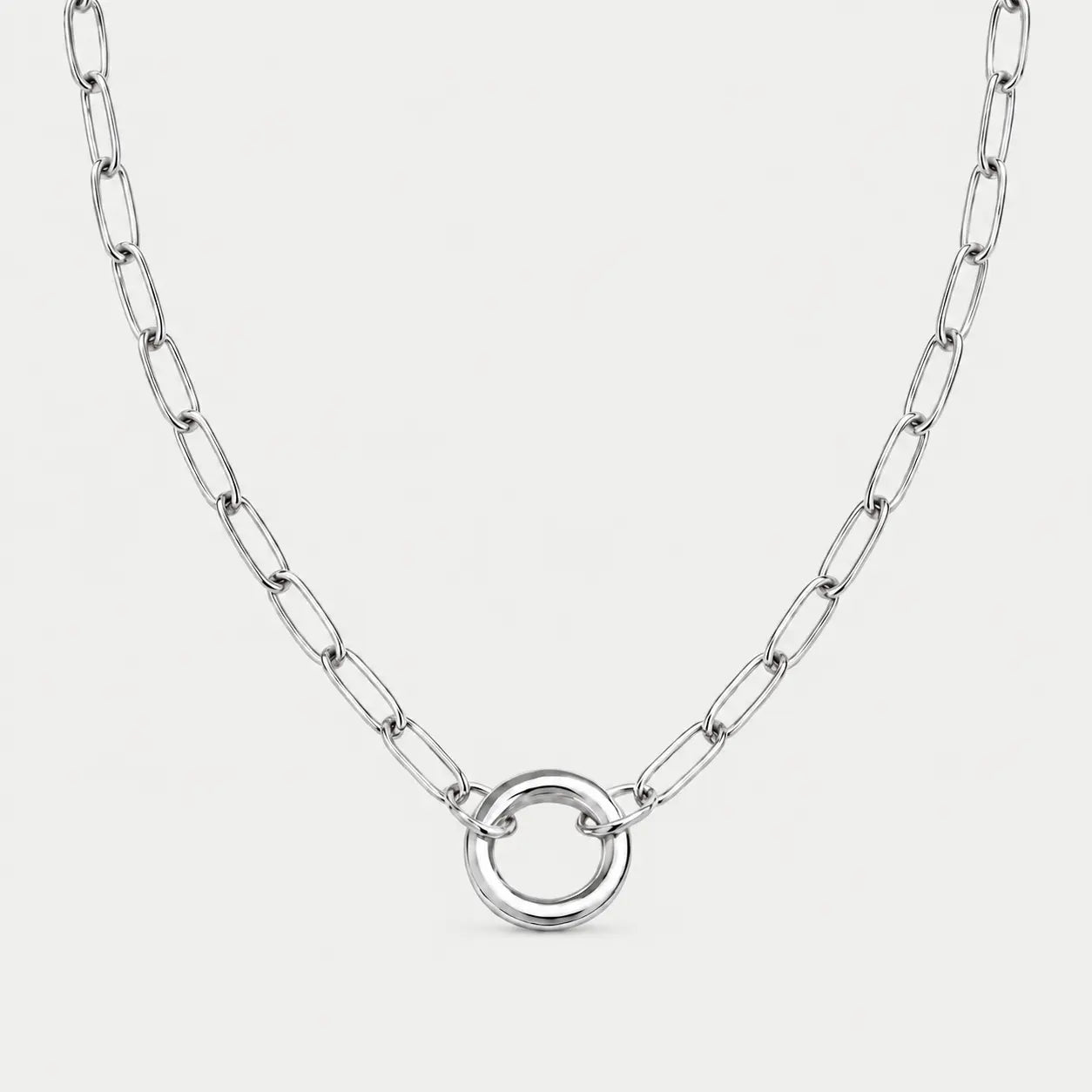 Link Chain Necklace - Silver (20 in)