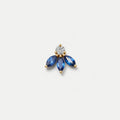 Sapphire Half Bloom Charm